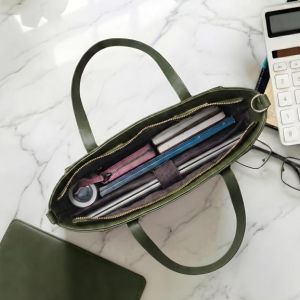 Women&Rsquo;S Premium Vegan Leather Office Tote Bag