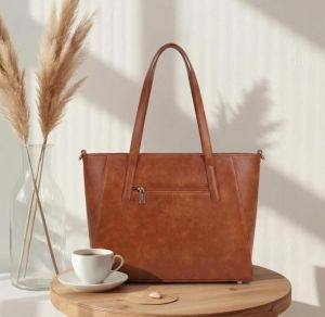 Women&Rsquo;S Premium Vintage Leather Office Tote Bag