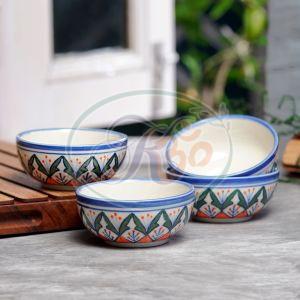 Printed Ceramic Bowl Set