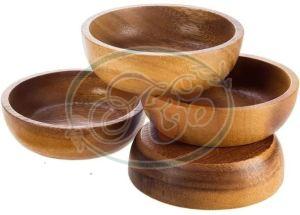 Round Wooden Bowls