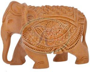 Wooden Elephant Showpiece