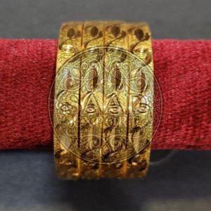 Stylish Gold Finish Brass Bangles