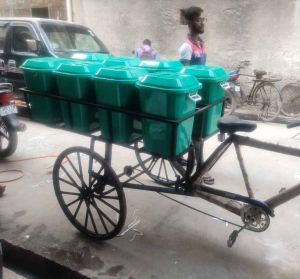 Waste Collection Cycle Rickshaw