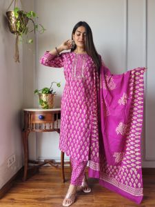 Kurti Pant Dupatta Set