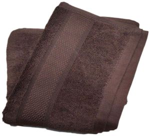 Brown Cotton Hand Towels