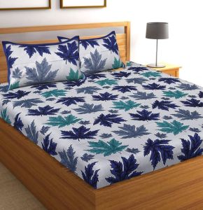 Cotton Screen Printed Double Bed Sheet