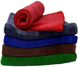 Multicolor Microfiber Hand Towels