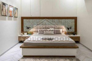 Full Size Wooden Modern Bed