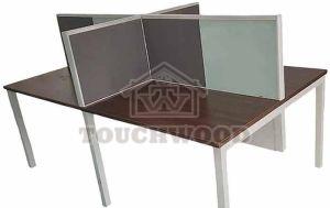 Wooden Office Partition Workstation