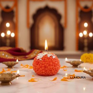 Decorative Ladoo Candles