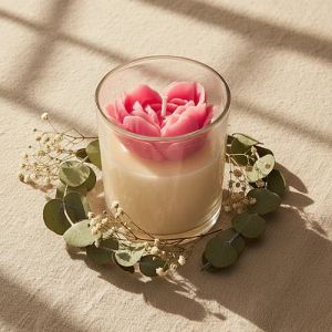 Decorative Rose Jar Scented Candle
