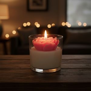 Decorative Rose Jar Scented Candle