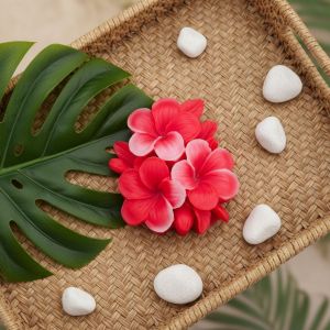 Plumeria Flower Candle