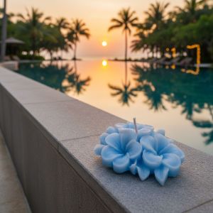 Plumeria Flower Candle