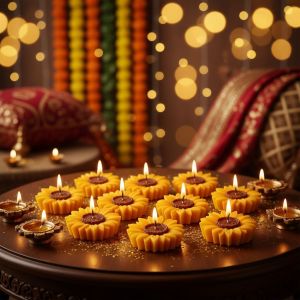 Sunflower Candle