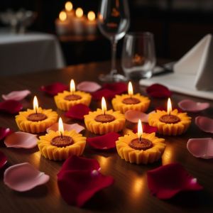 Sunflower Candle