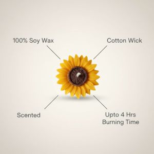 Sunflower Candle