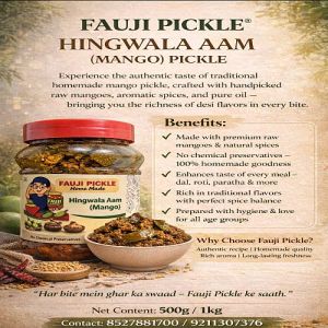500gm Fauji Hingwala Aam Pickle