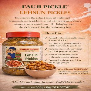 500gm Fauji Lehsun Pickle
