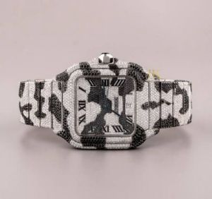 Cartier Santos Camo Diamond Automatic Watch