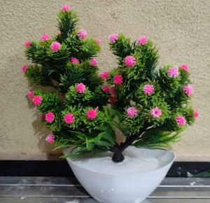 Artificial Bonsai Flower Pot Set for Home