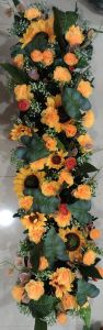 Artificial Floral Backdrop Panel