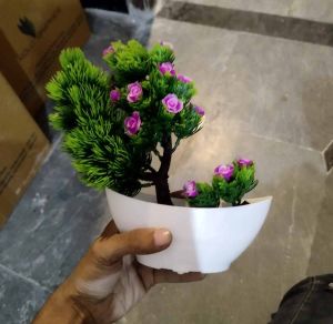 Artificial Potted Bonsai Flower Pot