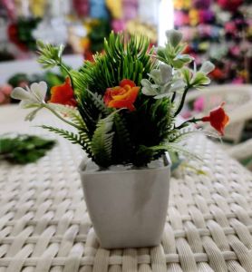 Faux Mini Flower Pot