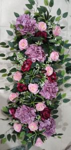 Silk Flower Wall Panel