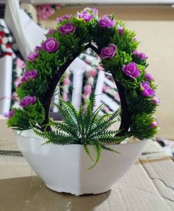 Small Artificial Floral Pot