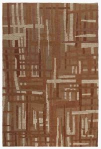 Hand Knotted Labyrinth Abstract Wool Rug