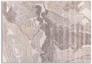 Hand Tufted Abstract Line Texture Rug