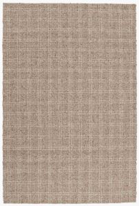 Hand Woven Tweed Texture Grid Wool Rug