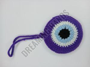 Handmade Evil Eyes Crochet Pouch