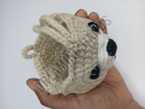 Handmade Bear Crochet Pouch