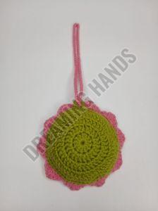 Handmade Crochet Sunflower Coin Pouch