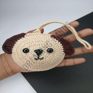 Handmade Cute Puppy Crochet Pouch