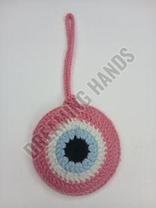 Handmade Evil Eyes Crochet Pouch