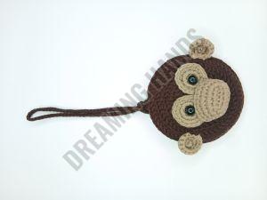 Handmade Monkey Crochet Pouch