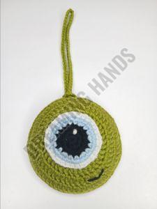 Handmade Monster Eye Crochet Pouch