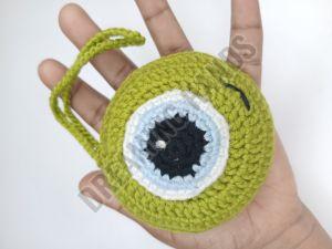Handmade Monster Eye Crochet Pouch