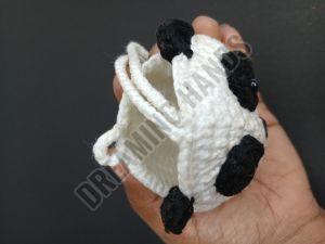 Handmade Panda Crochet Pouch