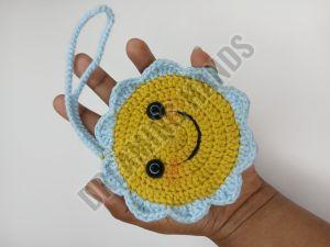 Handmade Sun Crochet Pouch