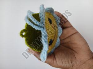 Handmade Sun Crochet Pouch