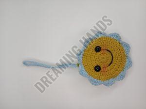 Handmade Sun Crochet Pouch