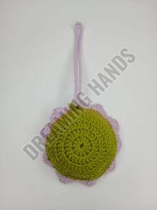 Handmade Sun Pattern Crochet Pouch