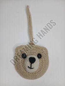 Handmade Teddy Crochet Pouch