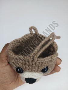 Handmade Teddy Crochet Pouch