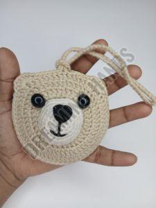 Handmade Teddy Crochet Pouch