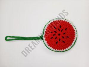 Handmade Watermelon Fruit Crochet Pouch